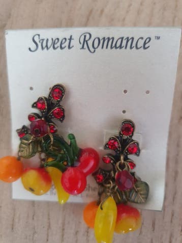 Sweet Romance, Fruit Earrings., Verzenden, Nieuw