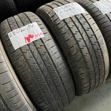 2 x Continental 4X4 Contact 235-60-17 Zomerbanden 5,5mm, Gebruikt, 17 inch, Ophalen of Verzenden, 235 mm