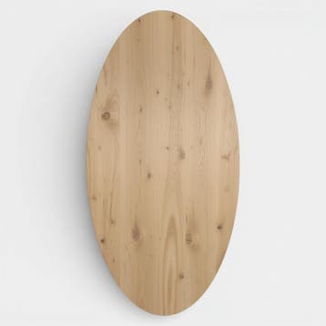 Tafelblad Ovaal Eikenhout 160x90, Huis en Inrichting, Tafels | Eettafels, Nieuw