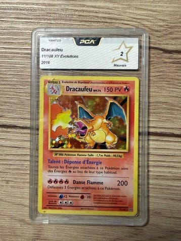 Pokémon - 1 Graded card - Charizard 11/108 Foil, Full art -, Hobby en Vrije tijd, Verzamelkaartspellen | Pokémon, Nieuw