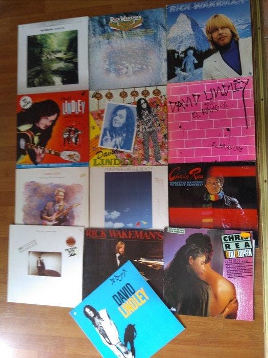 David Lindley , Chris Rea , Rick Wakeman - Vinylplaat - 1974, Cd's en Dvd's, Vinyl Singles