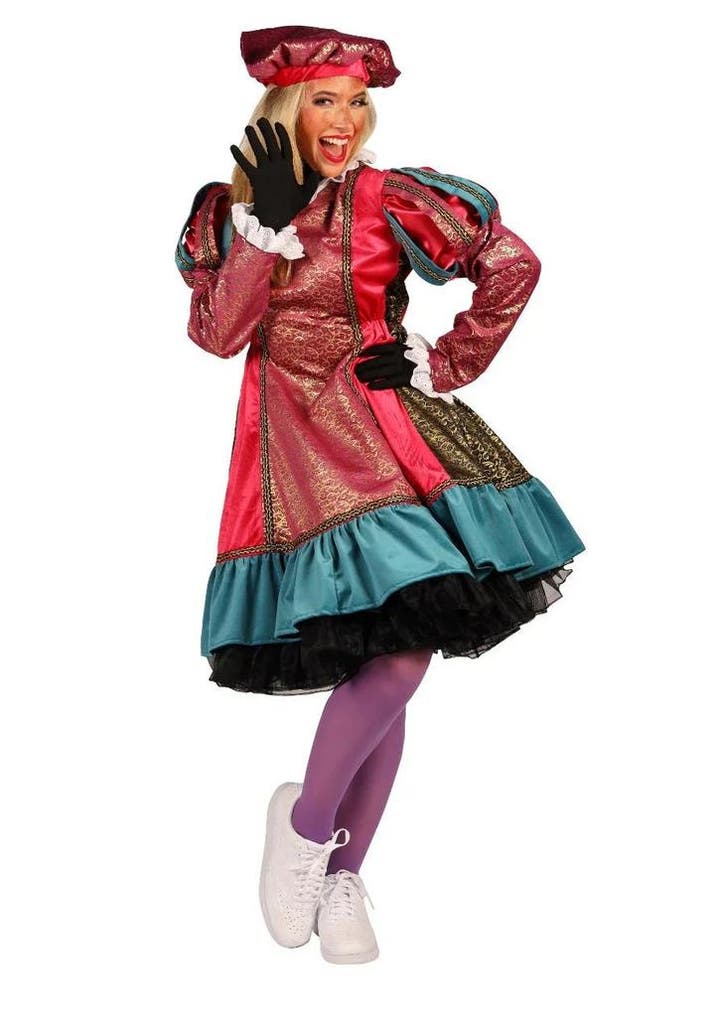 Dames Pietenpak Cartagena Paars - XXL, Diversen, Sinterklaas, Verzenden