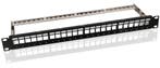 Keystone patchpanel, 19 inch, 24-poorts (1 U)-zonder, Computers en Software, Ophalen of Verzenden, Nieuw