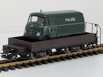 TRAINLINE45 3050100 Niederbordwagen Braun Mit Drehgestell..., Gebruikt, Gelijkstroom, Overige typen, Ophalen of Verzenden
