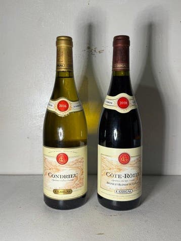 2016 E. Guigal Condrieu & Cote-Rotie 2018 - Condrieu, Côte, Nieuw