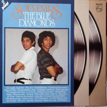 LP gebruikt - The Blue Diamonds - Souvenirs, Verzenden, Zo goed als nieuw, Overige formaten