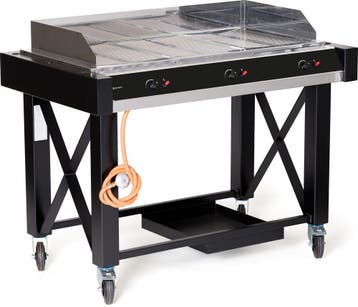Gasbarbecue Atlanta, Hendi, Zwart, 13kw, 1285x770x(h)917mm, Ophalen of Verzenden, Nieuw in verpakking