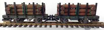 LGB G - 94160 - Modeltrein goederenwagon (2) - 2, Nieuw