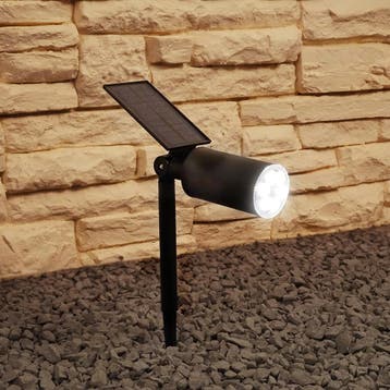 Solar LED prikspot Accent – RVS tuinspot met grondspies, Verzenden, Minder dan 50 watt, Staande lamp, Nieuw