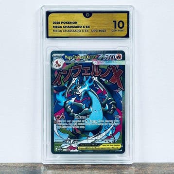 Pokémon Graded card - Mega Charizard X ex 023 – Pokémon - GG, Nieuw