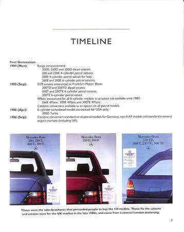 Mercedes Benz W124 - The Complete Story, Verzenden, Nieuw, James Taylor, Mercedes