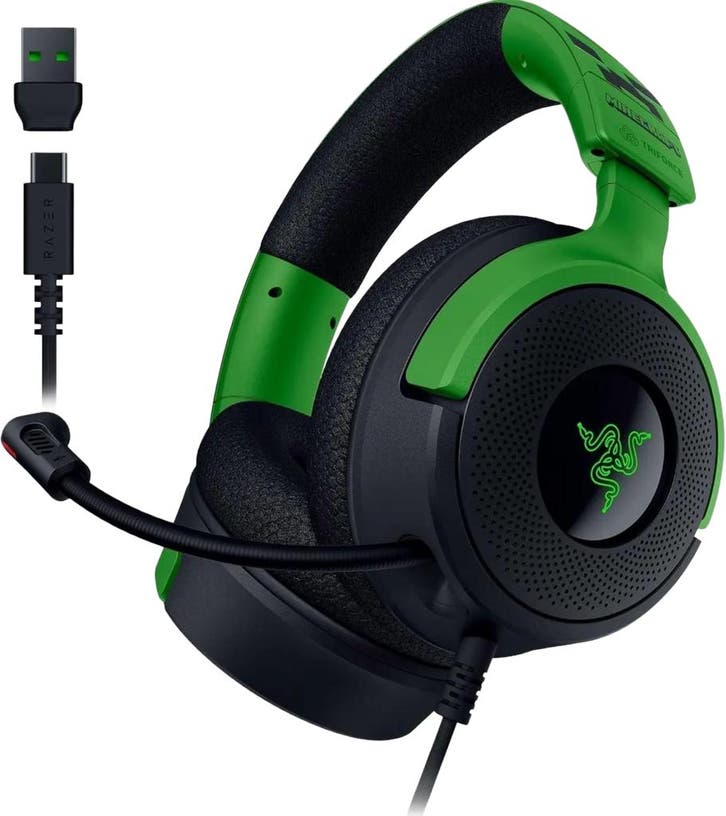 Razer Kraken V4 X - Gaming Headset - Minecraft Edition, Computers en Software, Headsets, Refurbished, Verzenden