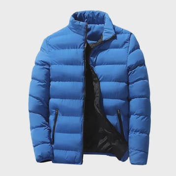 Heren Winterjas met Staande Kraag - Dik Katoen, Rits, Casual, Verzenden, Nieuw
