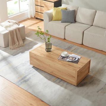Salontafel Turur 104x50x40 cm eikenkleurig [en.casa], Verzenden, Nieuw
