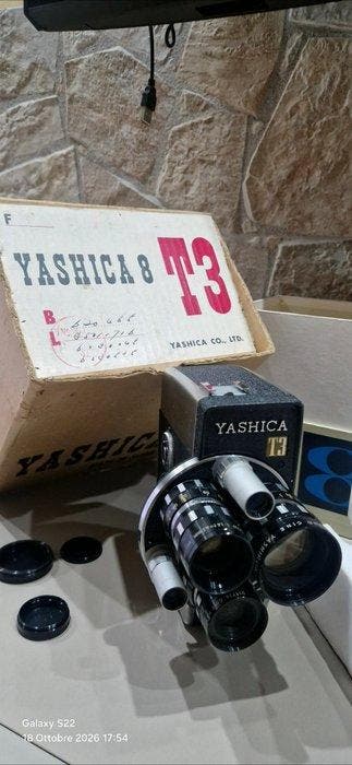 Yashica 8 mm T3 (Turret) Filmcamera