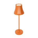 Retro tafellamp oranje oplaadbaar IP44 - Granny, Huis en Inrichting, Lampen | Tafellampen, Verzenden, Nieuw, Retro