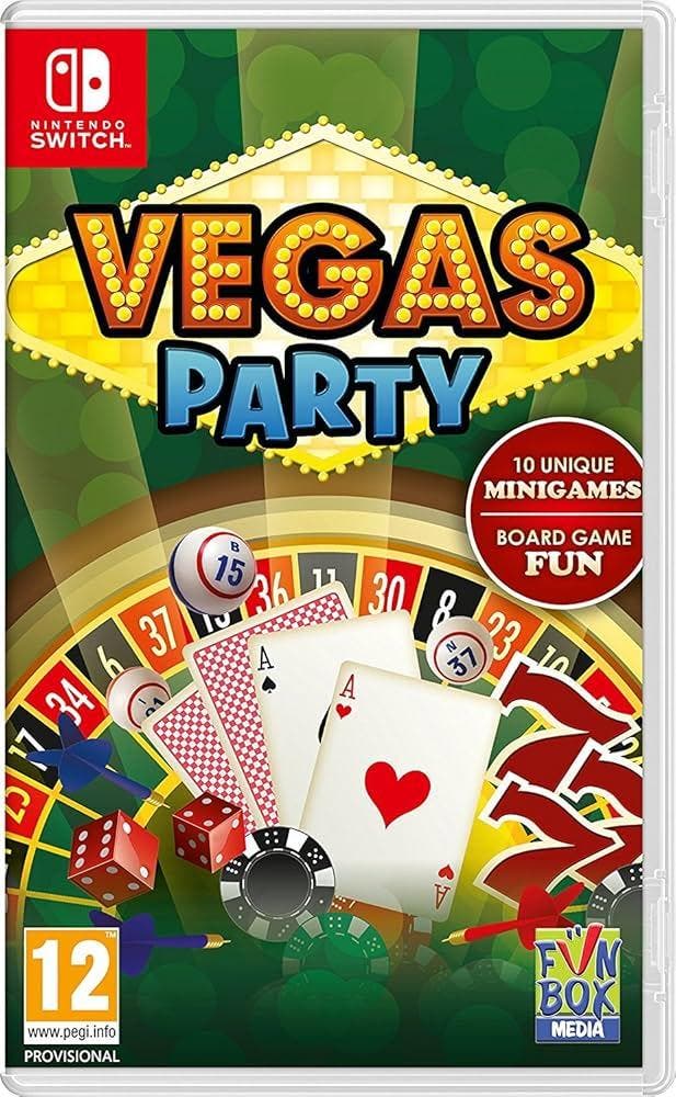Switch Vegas Party, Spelcomputers en Games, Spelcomputers | Nintendo Switch, Zo goed als nieuw, Verzenden