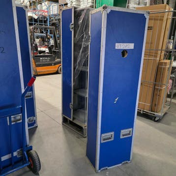 Grote flightcase koffers opbergkisten afm 191x61,5x49,5 cm, Ophalen of Verzenden, Nieuw