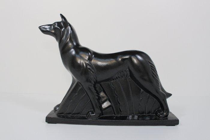 Fontinelle - Beeld, Stappende herdershond - 30 cm -, Antiek en Kunst, Kunst | Designobjecten