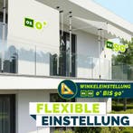 Klemluifel - zonnescherm balkon - breedte 350 cm - beige -, Tuin en Terras, Zonneschermen, Verzenden, Nieuw