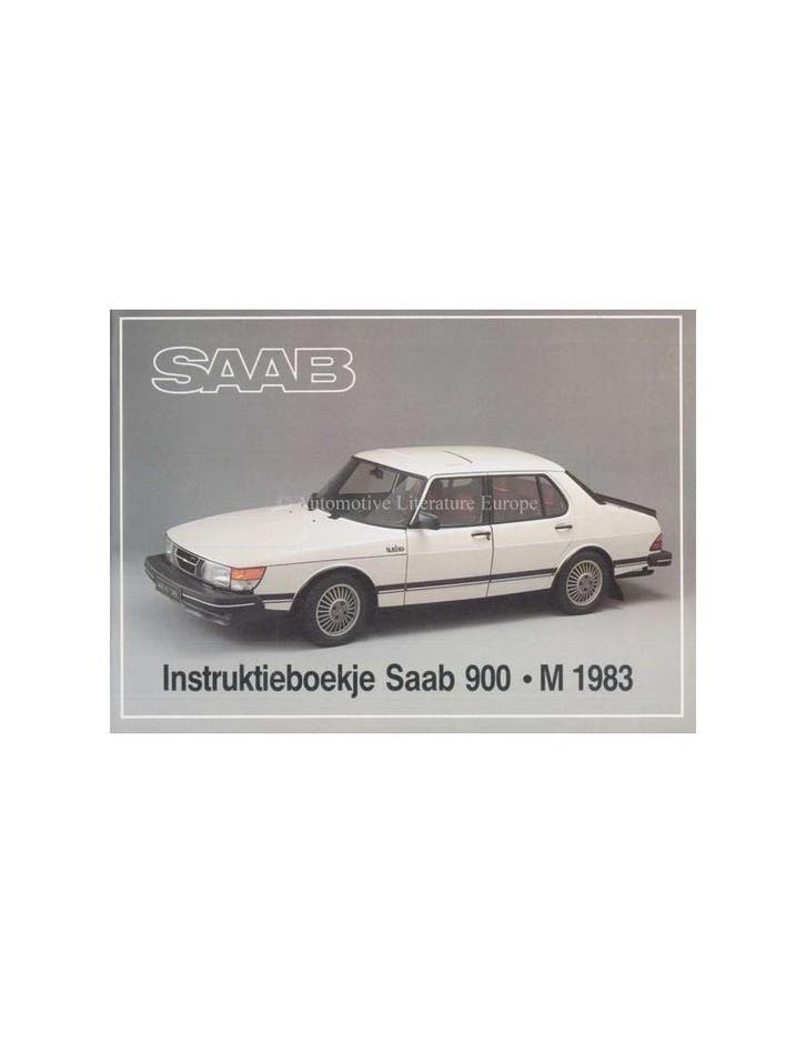 1983 SAAB 900 INSTRUCTIEBOEKJE NEDERLANDS, Auto diversen, Handleidingen en Instructieboekjes