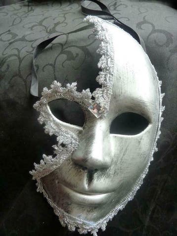 Venetiaans Half Face Masker, Nieuw