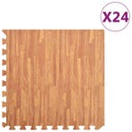 vidaXL Vloermatten 24 st 8,64  EVA-schuim houtnerfprint, Sport en Fitness, Fitnessmaterialen, Verzenden, Nieuw