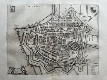 Nederland - Harlingen; J. Blaeu - HARLINGEN. - 1649, Boeken, Nieuw