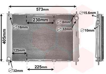 Koelmodule Radiateur Condensor Renault Clio III 10 05-0..., Verzenden, Nieuw