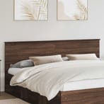 vidaXL Hoofdbord Bruin Eiken Bewerkt hout, Huis en Inrichting, Slaapkamer | Bedden, Verzenden, Nieuw, Bruin, Hout