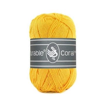 Durable Coral Mini 2183 Egg Yolk - Haakgaren / Breigaren, Ophalen of Verzenden, Nieuw, Breien of Haken, Wol of Garen