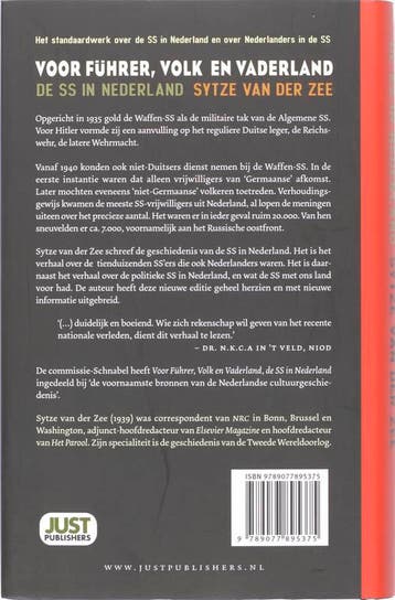Voor Führer, volk en vaderland 9789077895375, Boeken, Verzenden, Gelezen, Sytze van der Zee