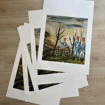 Bernard Buffet (1928-1999) - Lot de 5 affiches / Poster -