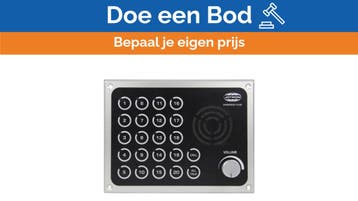 Bieden: Alphatron AlphaCall PH Intercom 20 line black - 321, Ophalen of Verzenden, Nieuw