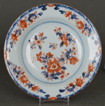 Yongzheng (1722-1735) - Bord - Blossoming Chrysanthemum and