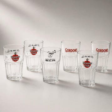 Drinkset - Exclusief set 6x glazen Bar- en