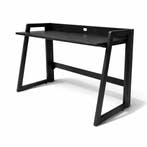 Japandi Bureau Fleur mango walnut - black en naturel, Verzenden, Nieuw