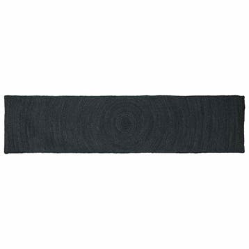 vidaXL Vloerkleden Donkergrijs 60 x 250 cm Jute, Huis en Inrichting, Stoffering | Tapijten en Kleden, Verzenden, Nieuw