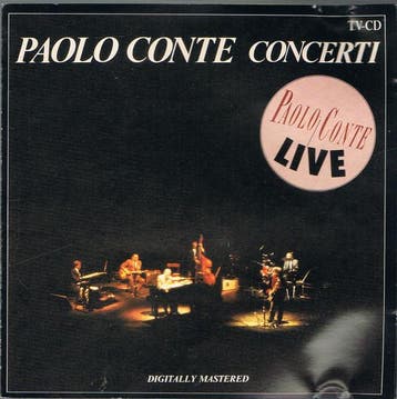 cd - Paolo Conte - Concerti, Verzenden, Zo goed als nieuw