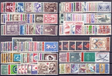 België 1955/1959 - 5 Bijna volledige jaargangen, Gestempeld