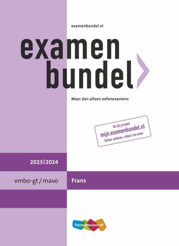 Examenbundel / vmbo-gt/mavo Frans 2023/2024 9789006648560, Boeken, Schoolboeken, Verzenden, Zo goed als nieuw
