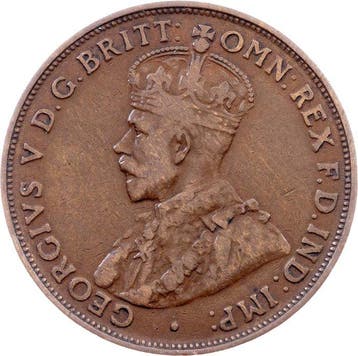 Australië. George V. 1 Penny 1920
