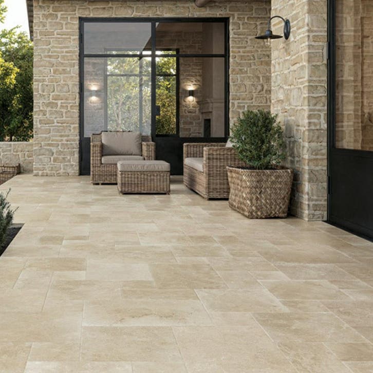 Castle stones keramische kloostertegels onderhoudsvrij trave, Doe-het-zelf en Verbouw, Tegels, Nieuw, Verzenden