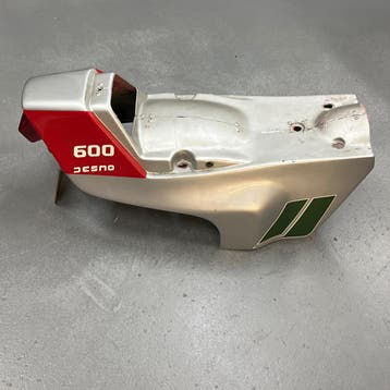 Ducati Pantah 600 SL Rear cowling Red silver - 066185450, Motoren, Ophalen of Verzenden, Gebruikt