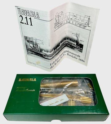Bavaria H0 - 2.11 - Modeltrein motorwagen (1) - Messing, Nieuw