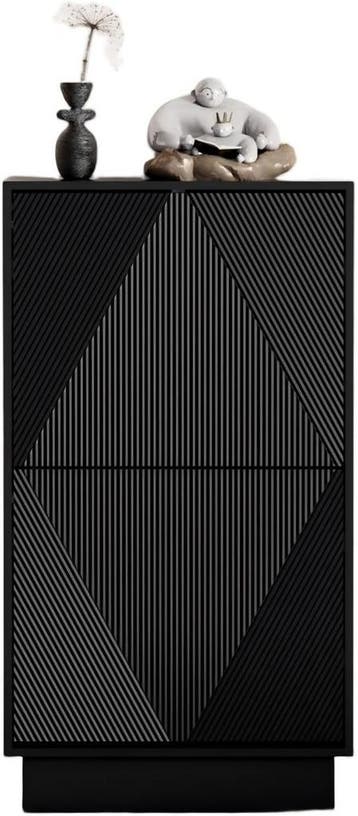 Schoenenkast - Schoenenrek - 91x24x50 cm - Zwart - UEV, Verzenden, Zo goed als nieuw