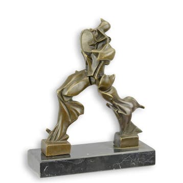 A BRONZE SCULPTURE UNIQUE FORMS OF CONTINUITY IN SPACE, Verzenden, Nieuw