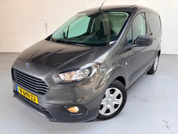 Ford Transit Courier Benzine 1.0 100pk EcoBoost S&S, Airco,, Stof, Gebruikt, Euro 6, Overige brandstoffen