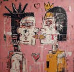 Eric Brumette - KISS ME LIKE BASQUIAT 7 - Toile L
