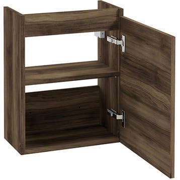 Wiesbaden Alvara Fonteinkast - 40x22x50cm - Donker Eiken, Ophalen of Verzenden, Nieuw